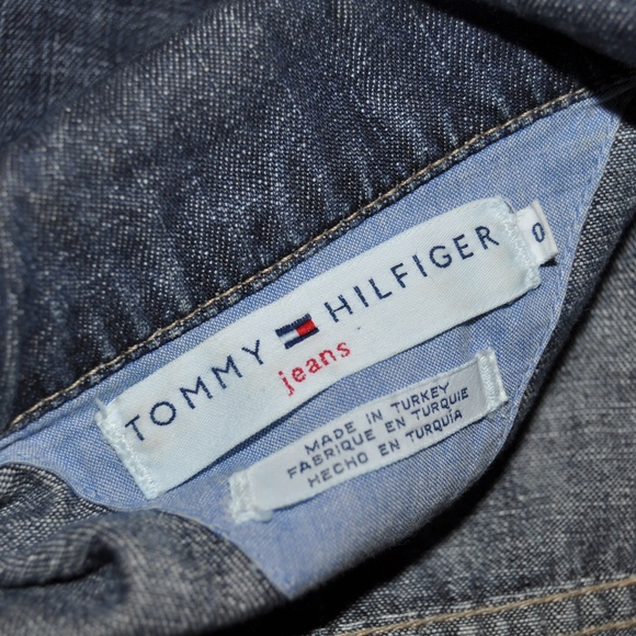 Vtg TOMMY HILFGER Denim Sleeveless Jean Dress [F1] - Picture 5 of 6